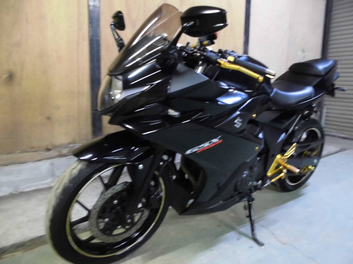 スズキ GSX250R ブラック カスタム 美車 千葉市~格安発送あり。_画像4