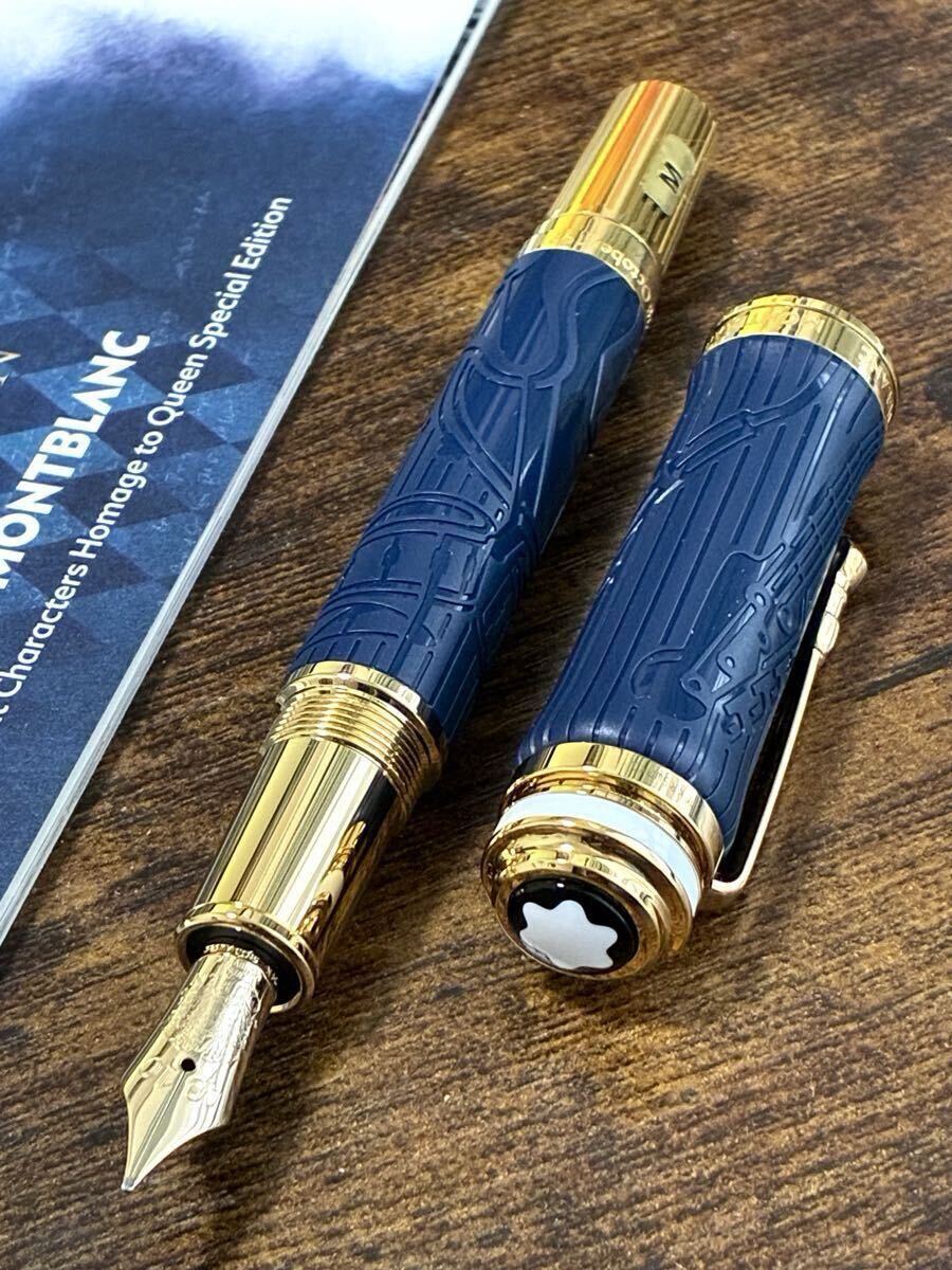 正規輸入品☆ モンブラン グレートキャラクターズ クイーン スペシャル エディション 万年筆 Montblanc Queen Fountain Pen_画像1
