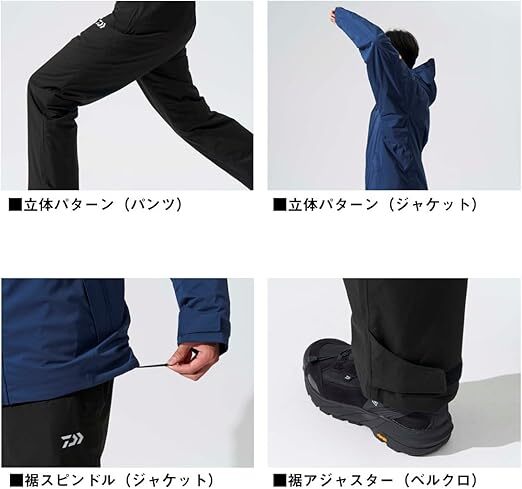 45%off Daiwa DW-3524 XL RAINMAX winter костюм черный дождь Max