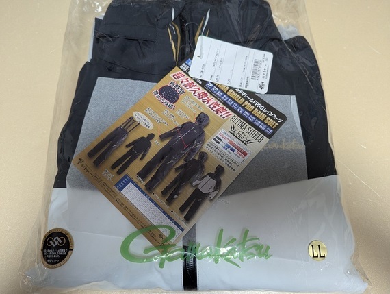 がまかつ GM3785 LL アルテマシールドプロ レインスーツ 定価 85800円_画像3