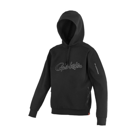 60%off がまかつ GM3755 M フーデッドスウェットシャツ ブラック/ブラック_画像1