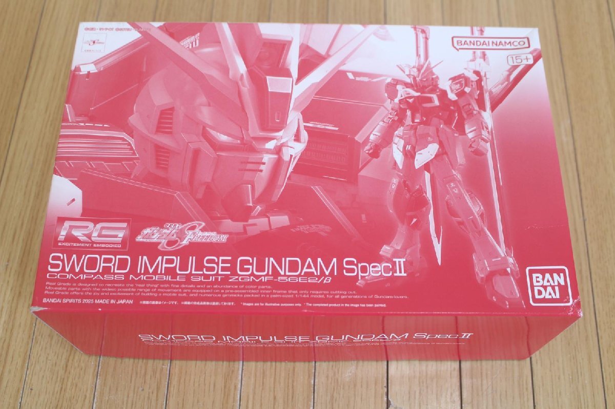 △未組立 バンダイ RG 1/144 ソードインパルスガンダム Spec II2_画像1