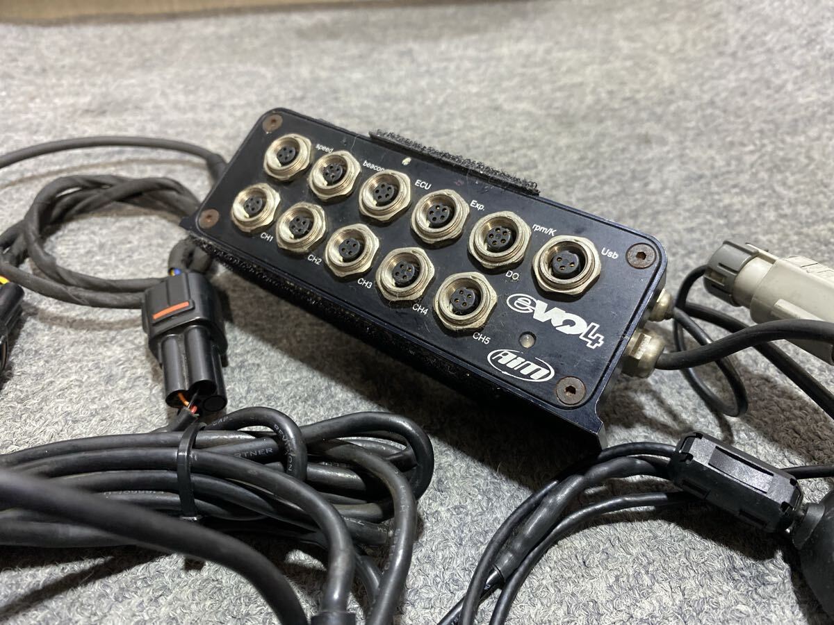 【AIM EVO4 データロガー】YAMAHA R1対応／GPSアンテナ・USB通信・CAN接続一式／即戦力セット！_画像1