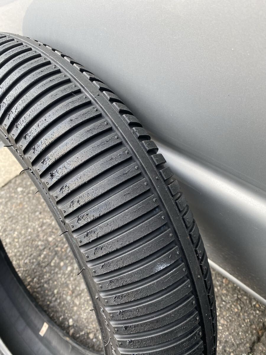 【最強】美品 ダンロップ レインタイヤセット KR189 (1924) / KR405(4224)【走行20分のみ】120/70R17・190/60R17 JSB.ST1000 走行会 _画像4