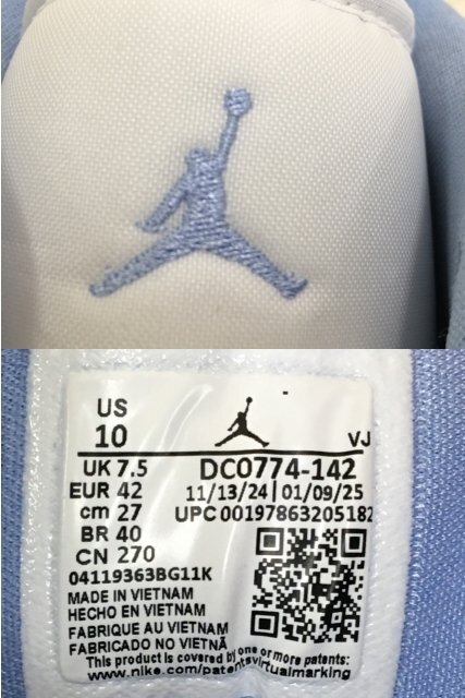 148B NIKE WMNS AIR JORDAN LOW Aluminum 2025 DC0774-142 ナイキ 【未使用】　　_画像9