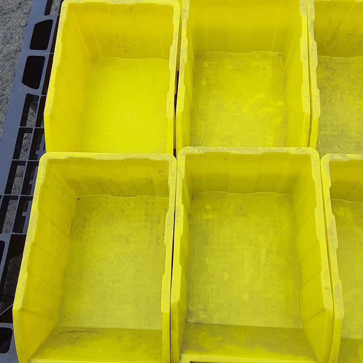 浜希a458 大日本インキ化学■積み重ね可 パーツボックス 工業用パーツボックス 小物入れ 外寸幅184mm奥277mm高さ138mm ★計17個セット_画像5