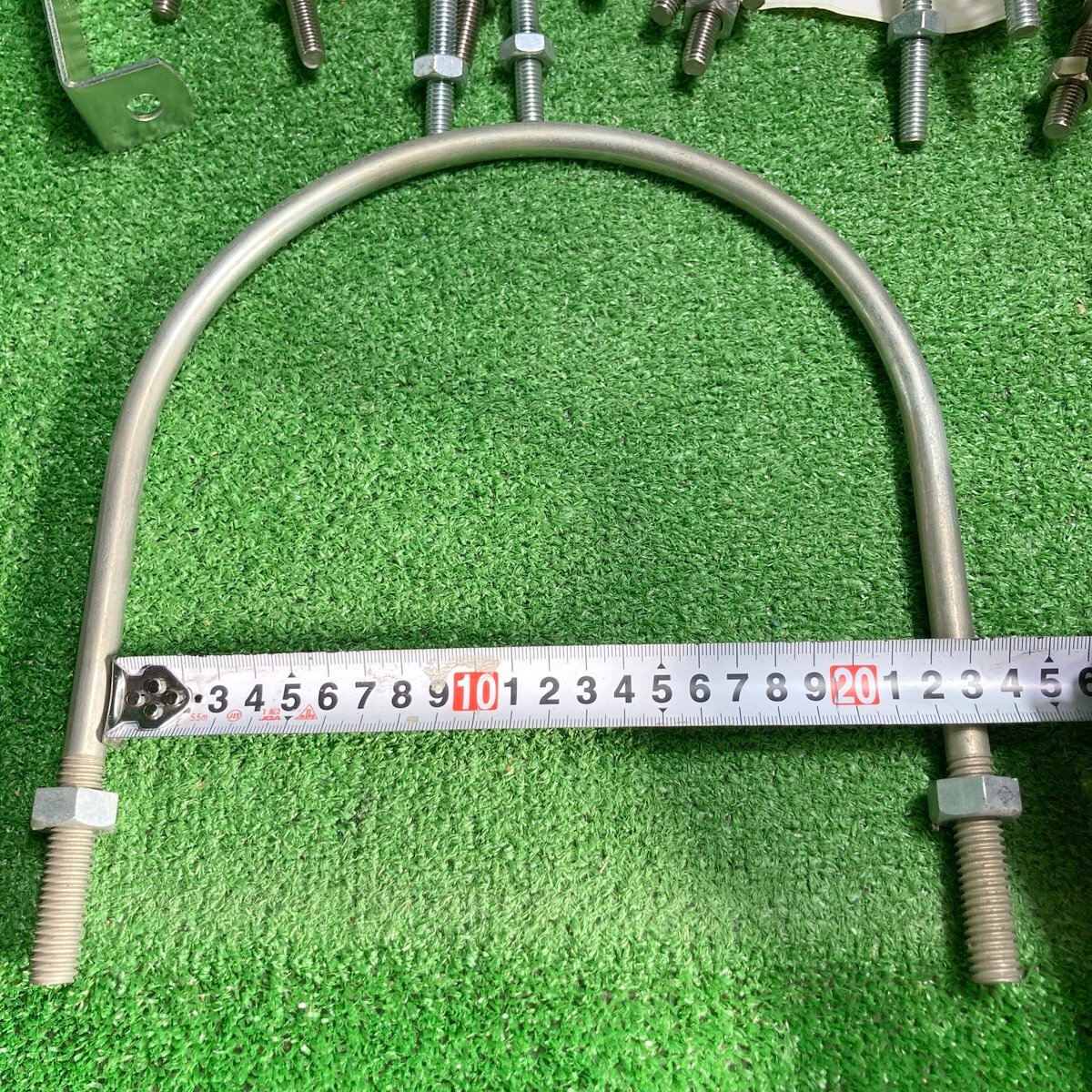 浜睦c522 ☆大量出品 アカギ 他 ステン含む Ｕバンド(ｗ3/8×80・ｗ3/8×100)/Ｕボルト(ｗ3/8×200Ａ・等)/サドルバンド(32A/40A/50A/等)_画像10