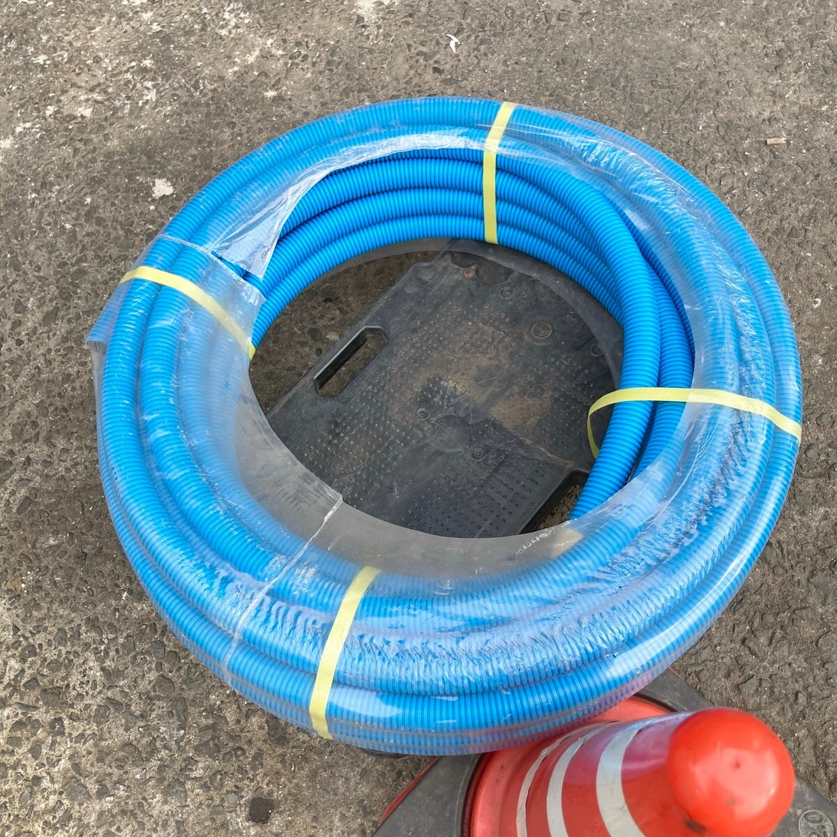 浜睦c542 未来工業 サヤフレキ2「LS2-30B-B」■2層タイプ 給水用 適合樹脂管(16A・16H)最大配管長(12m)外径φ37 内径φ30 長さ30m_画像3