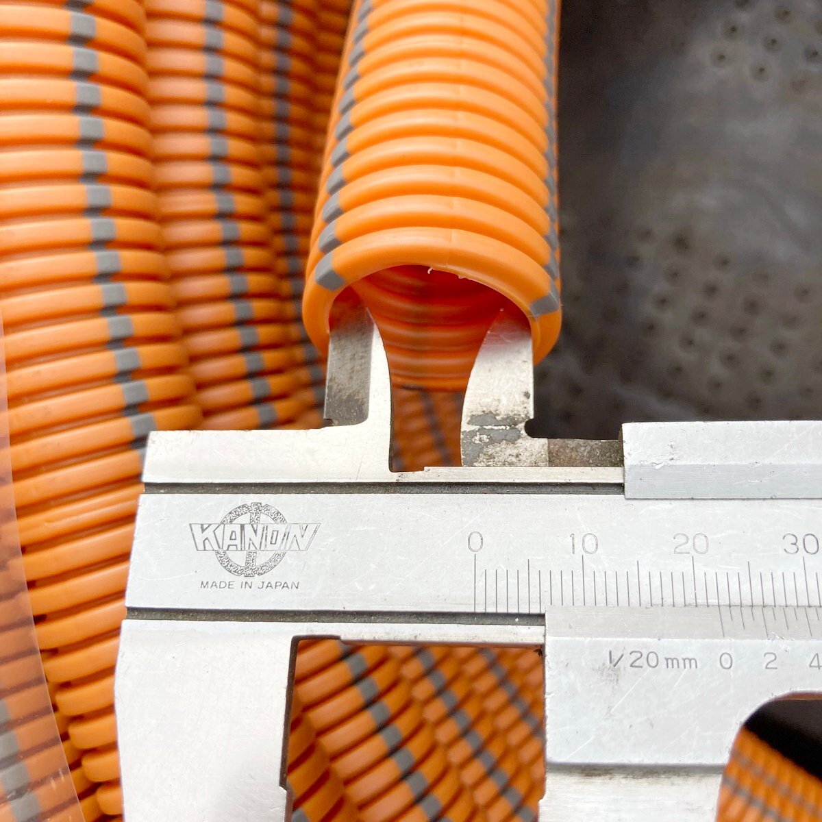 浜睦c543 未来工業 ミラフレキ-CD「MFCD-22」■CD単層波付管 外径φ27.5 内径φ22 長さ50ｍ_画像7