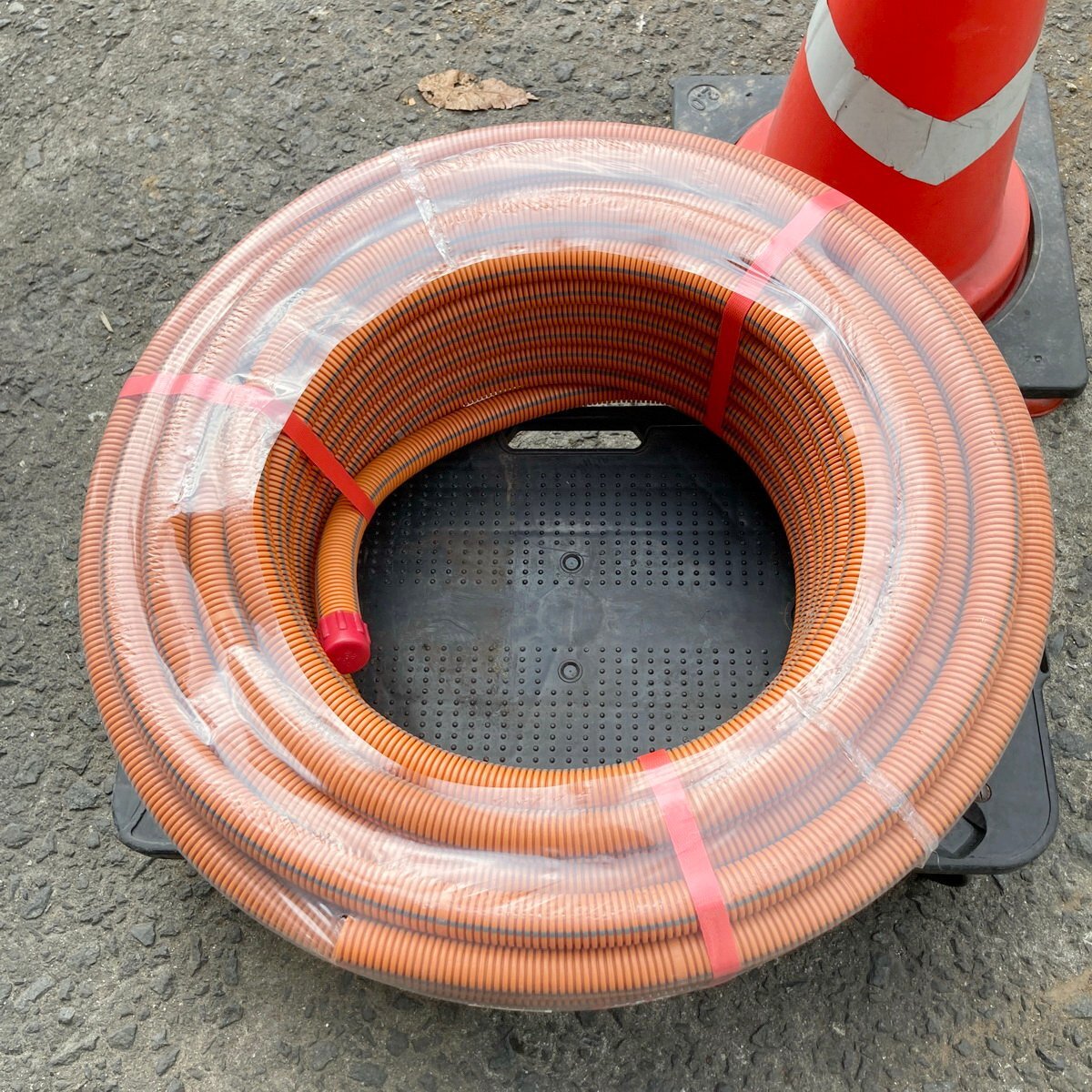 浜睦c543 未来工業 ミラフレキ-CD「MFCD-22」■CD単層波付管 外径φ27.5 内径φ22 長さ50ｍ_画像4