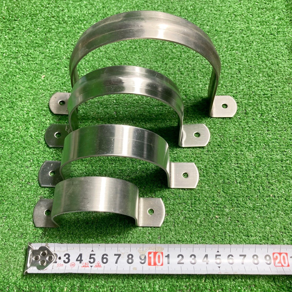 浜睦c562 ☆大量出品 アカギ 他 ステン含む 厚口サドルバンド(φ50/φ65/φ80/φ100)/ネジ込T足/ナット付き吊り足/羽子板ボルト_画像8