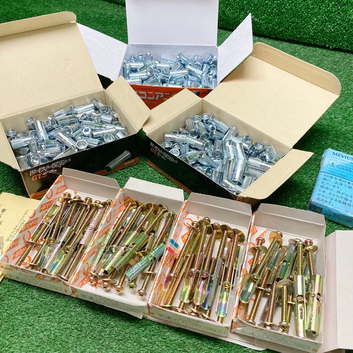 士落o386 パットハンガー KP-M6、ユニコンアンカー UC-3030B、シーティーアンカー コンクリート用GT-3030 ネジ径W3/8★計約6.8㎏大量セット_画像1