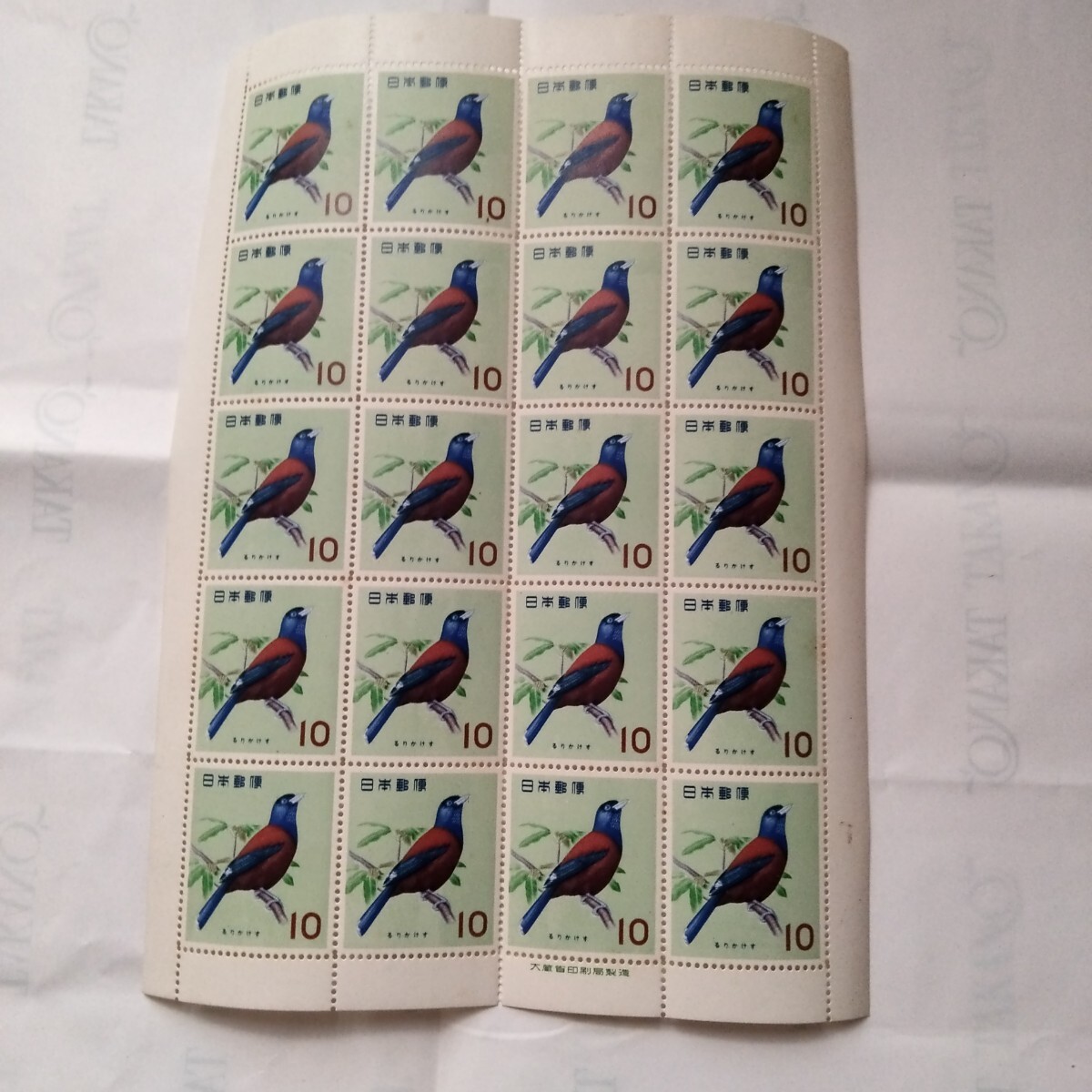 鳥シリーズ切手シート6種揃い_画像1