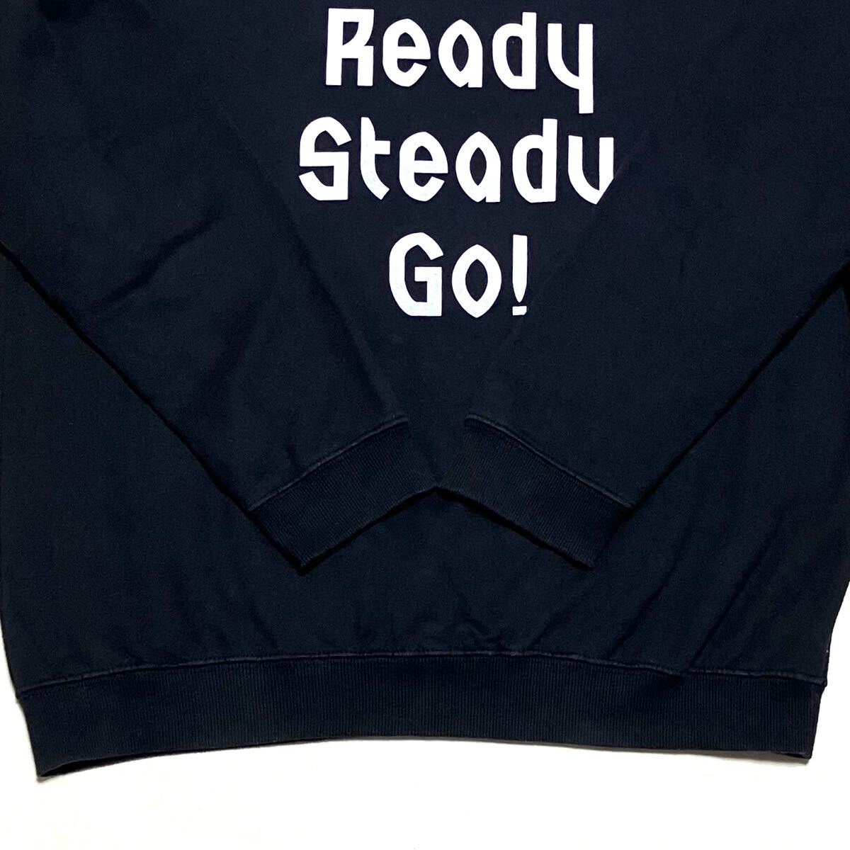 送料無料 90s Hanes USA Ready Steady Go! スウェット_画像4