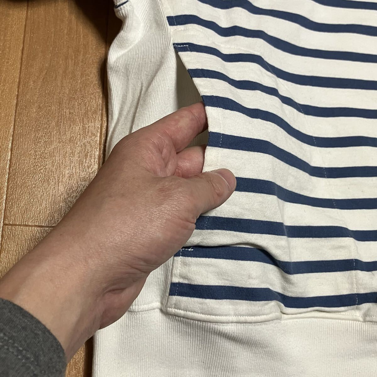 送料無料 SlowGun & Co. ボーダー カットソー 木村拓哉 常田大輝_画像6