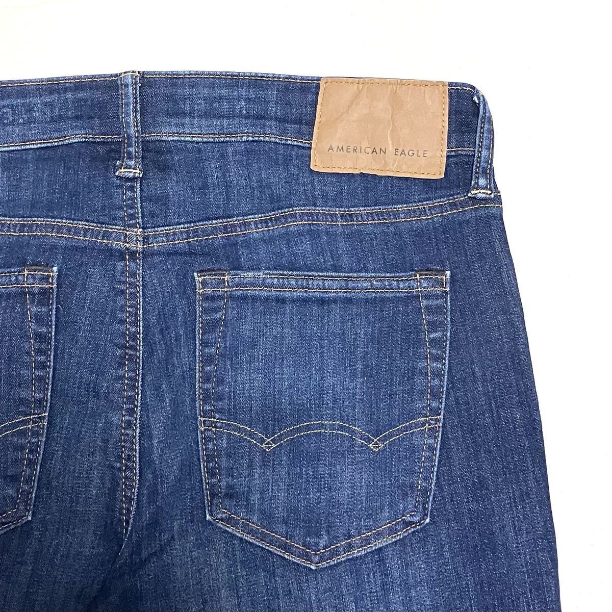 送料無料 着用1回 美脚 アメリカンイーグル スーパースキニー 強ストレッチ デニム_画像6