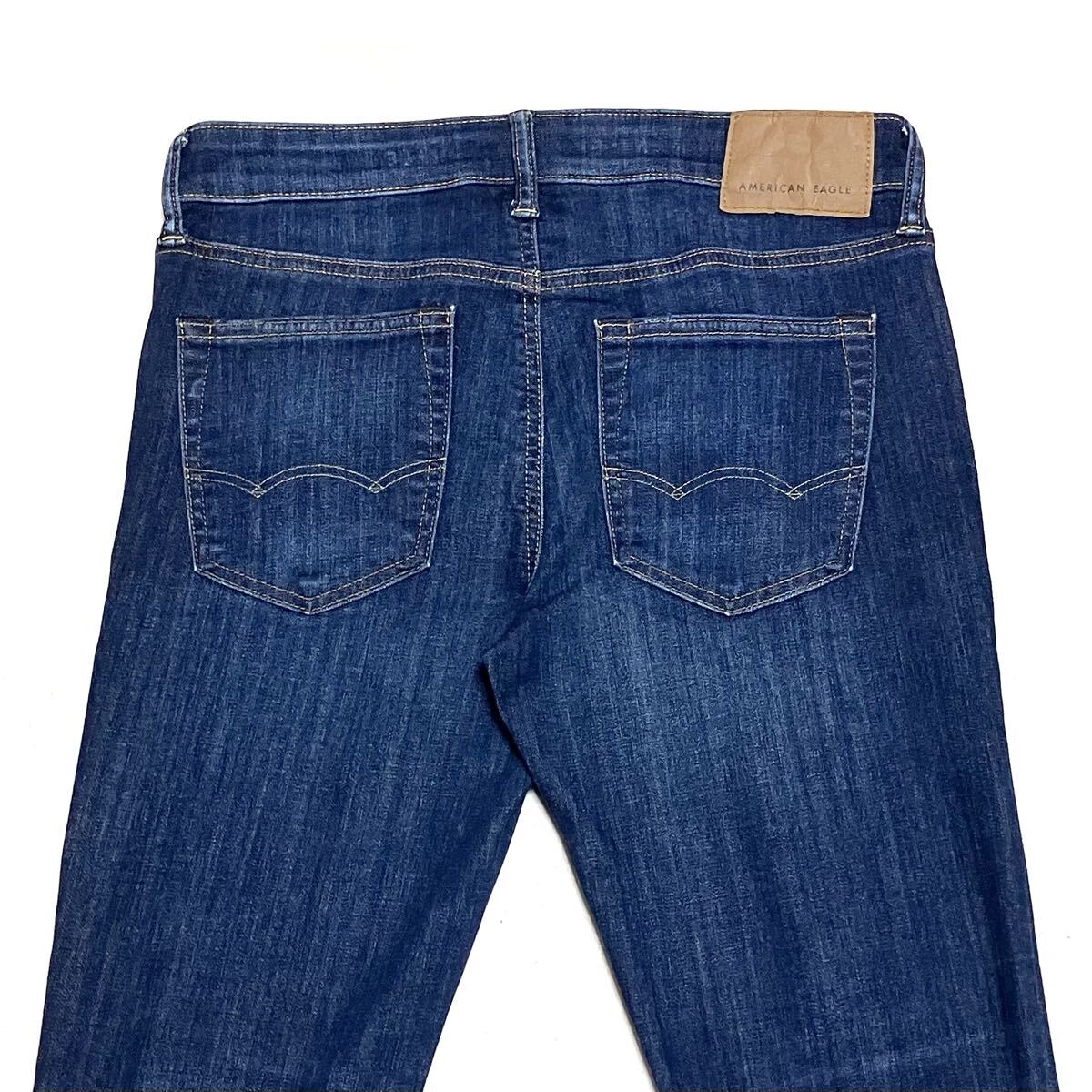 送料無料 着用1回 美脚 アメリカンイーグル スーパースキニー 強ストレッチ デニム_画像5