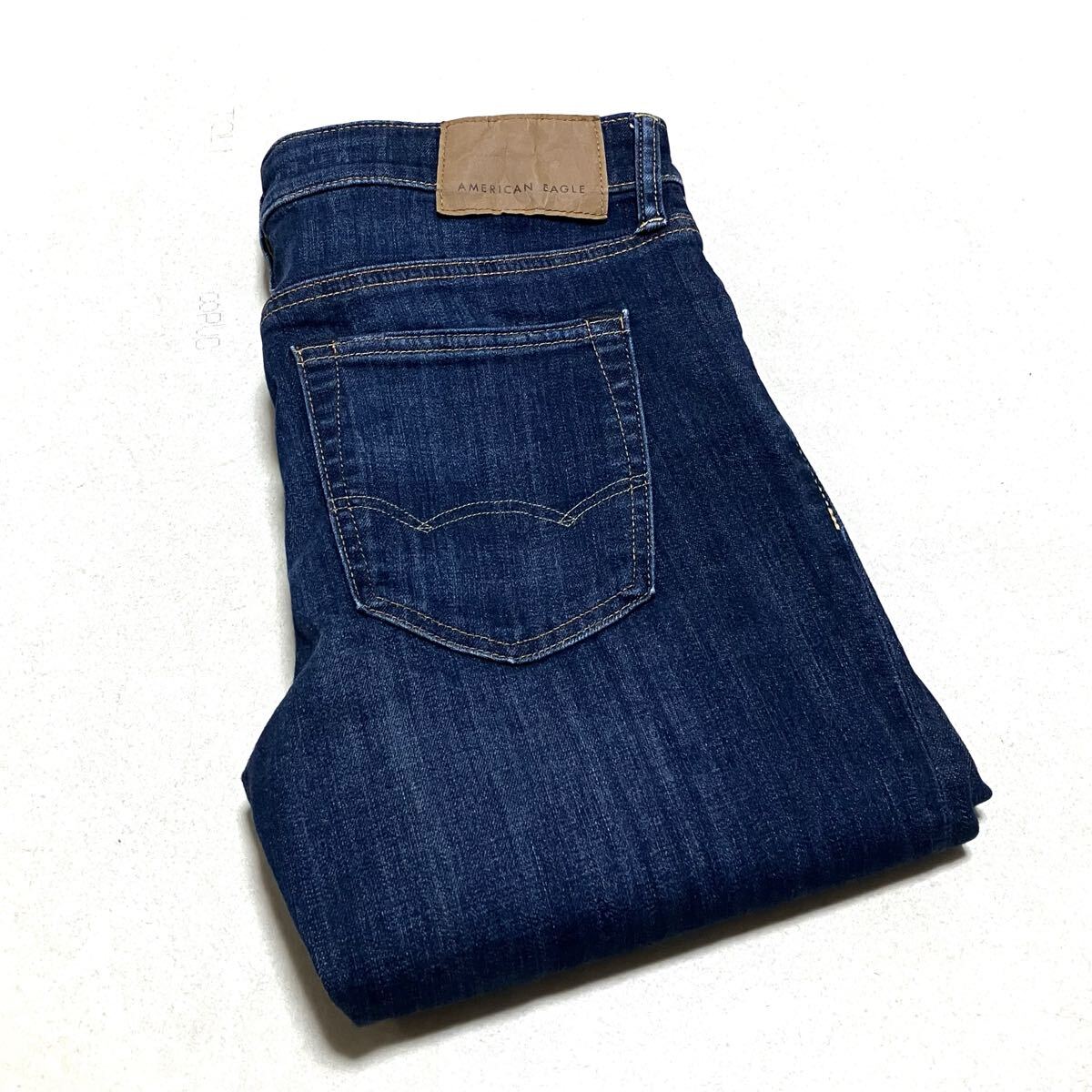 送料無料 着用1回 美脚 アメリカンイーグル スーパースキニー 強ストレッチ デニム_画像10