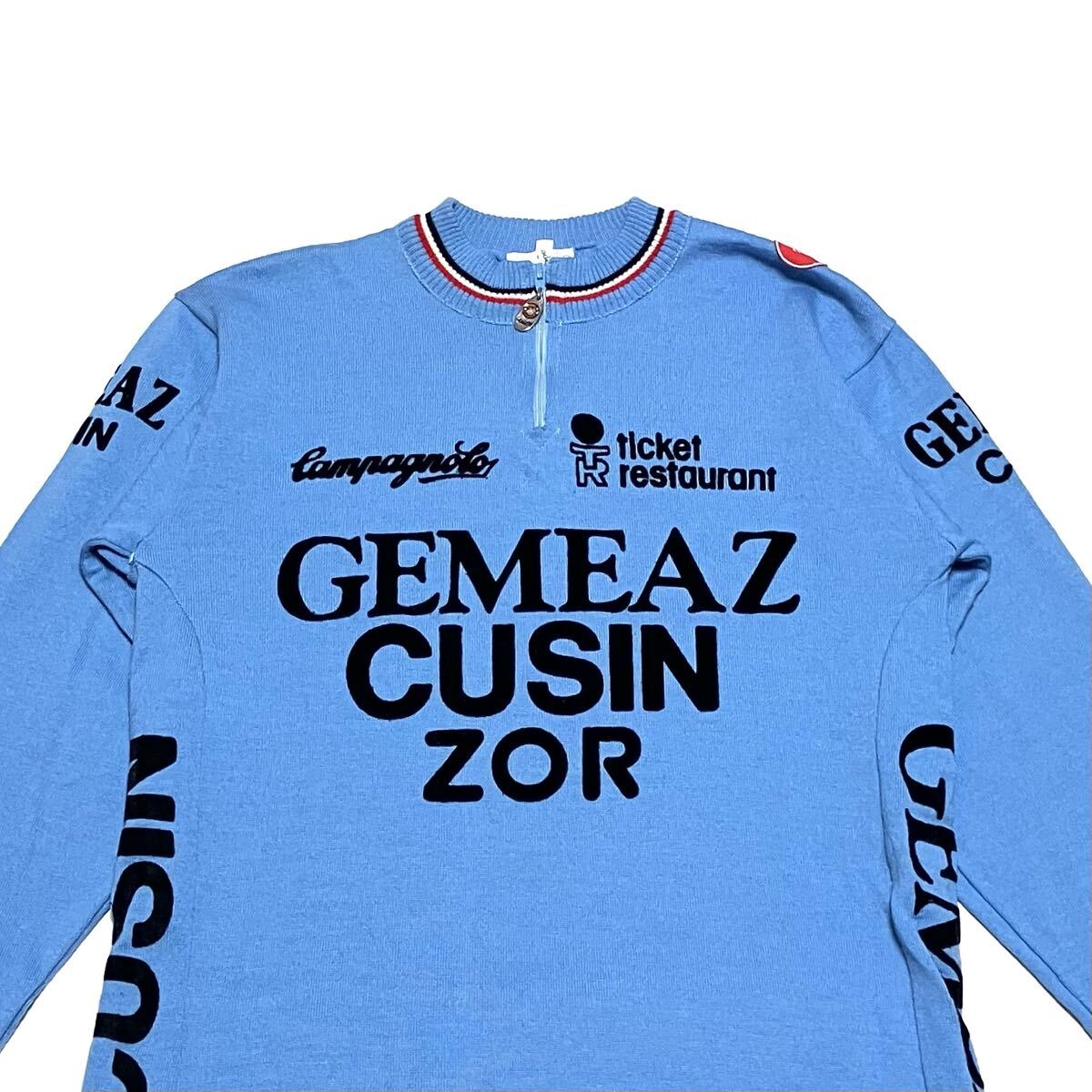 送料無料 イタリア製 Castelli ウール サイクルジャージ gemeaz cusin_画像3