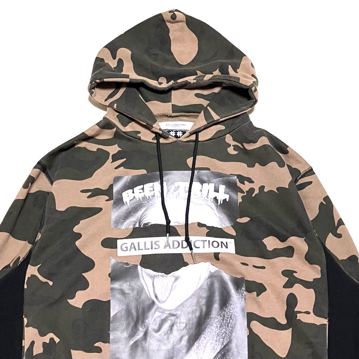 送料無料 着用1回 GALLIS ADDICTION BEEN TRILL パーカー_画像4