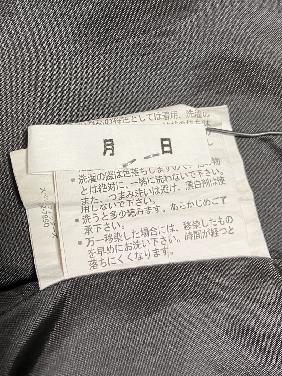 送料無料 OIL CAKE フェイクレザー サイドライン シングルライダースジャケット クリーニング済み_画像8