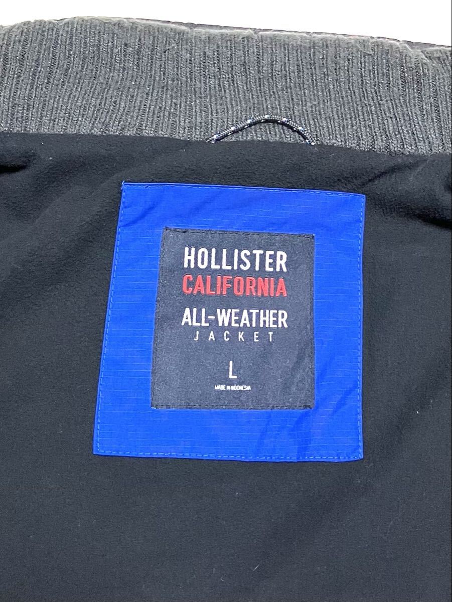 送料無料 HOLLISTER ブルゾン 裏フリース ジャケット アメカジ アバクロ_画像7