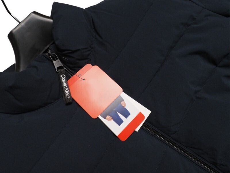新品正規品 Calvin Klein カルバンクライン SORONA@AURA 高機能中綿 エコダウンジャケット US:M JP:L 紺(494) 144456_画像4