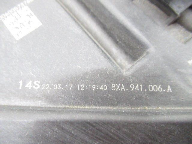 《割れ無し》 アウディ A1 8X 後期 純正 右 ヘッドライト LED 【 8XA.941.006.A 】 (M013318)_画像9