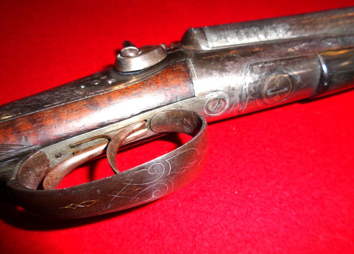 B.＆E.W.Pistor社　ドイツ製 無可動水平二連散弾銃　無可動銃・装飾銃_画像7