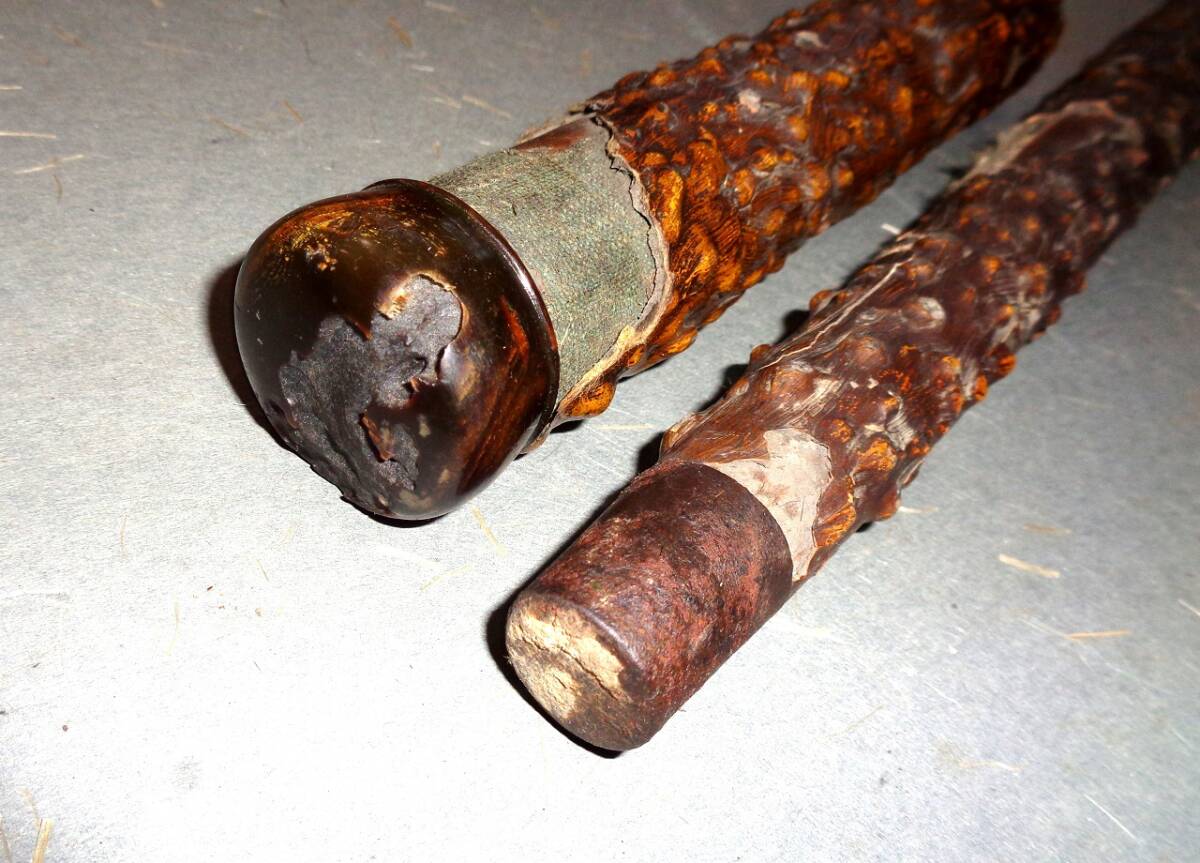 仕込み杖拵え　刀剣拵え　鞘・柄_画像3