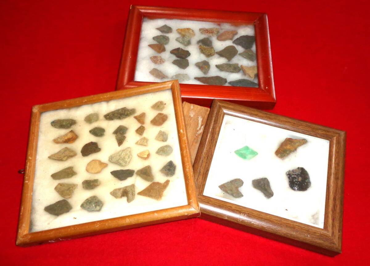 鏃・石器セット　青森県出土品　５６点_画像1