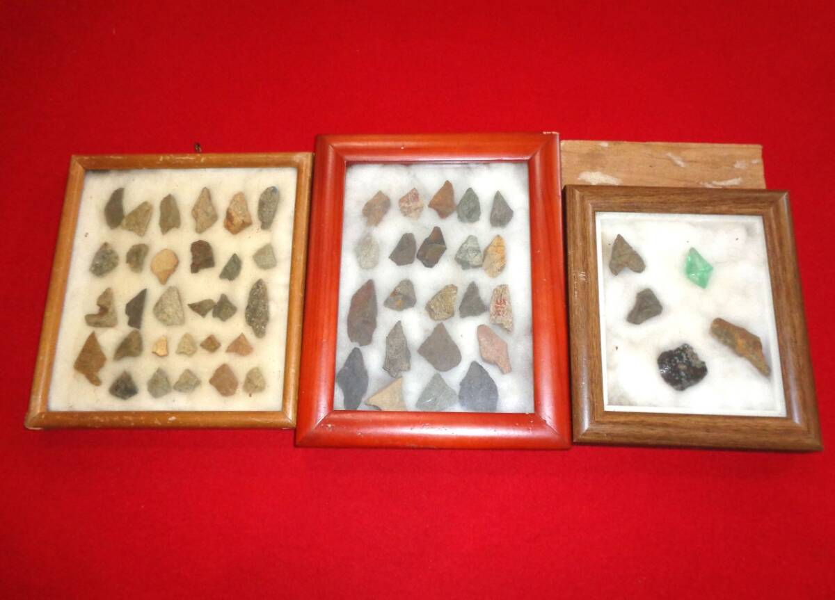 鏃・石器セット　青森県出土品　５６点_画像2