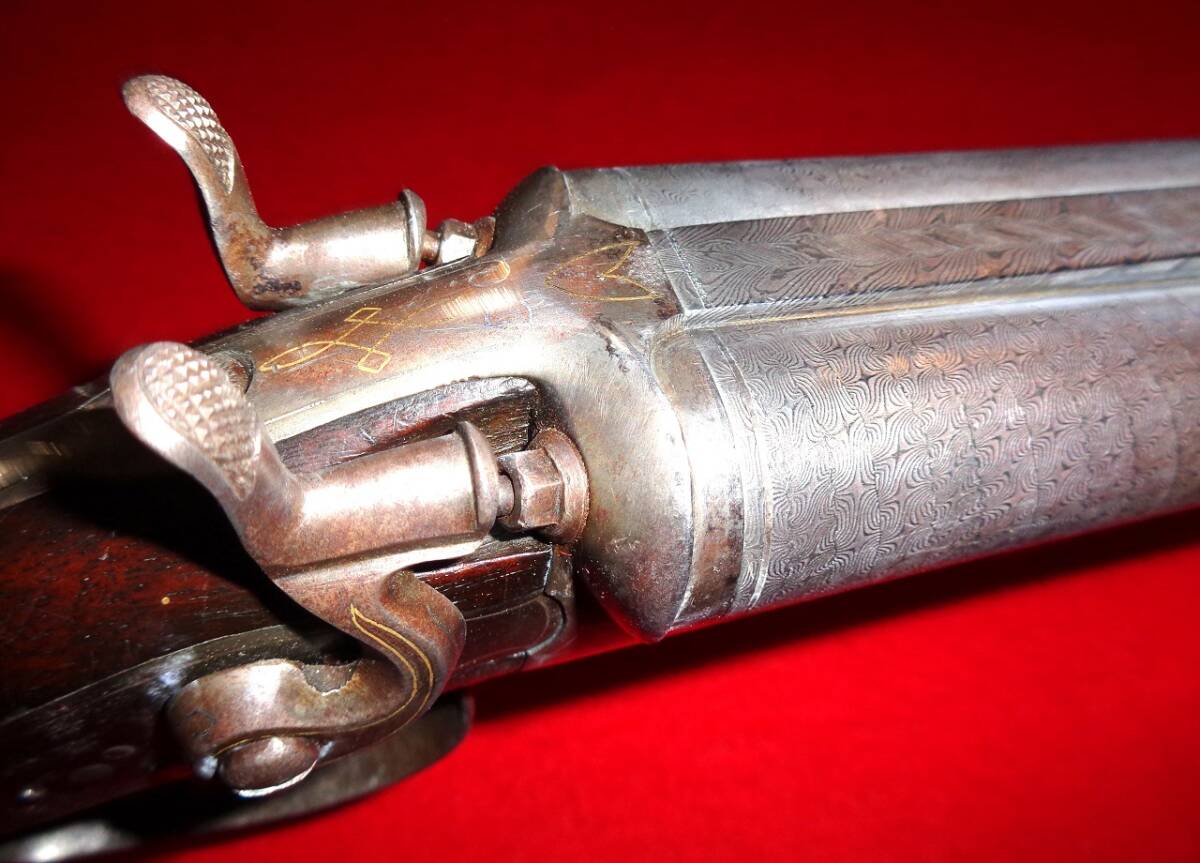 B.＆E.W.Pistor社　ドイツ製 無可動水平二連散弾銃　無可動銃・装飾銃_画像6