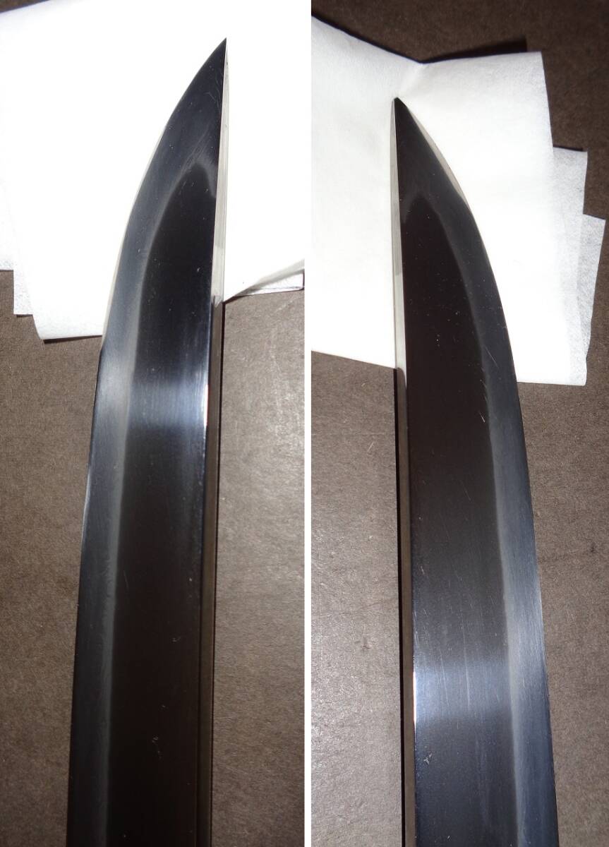 上州刀 長岡行治作　螺鈿散し匕首短刀　在銘　国定忠治_画像7