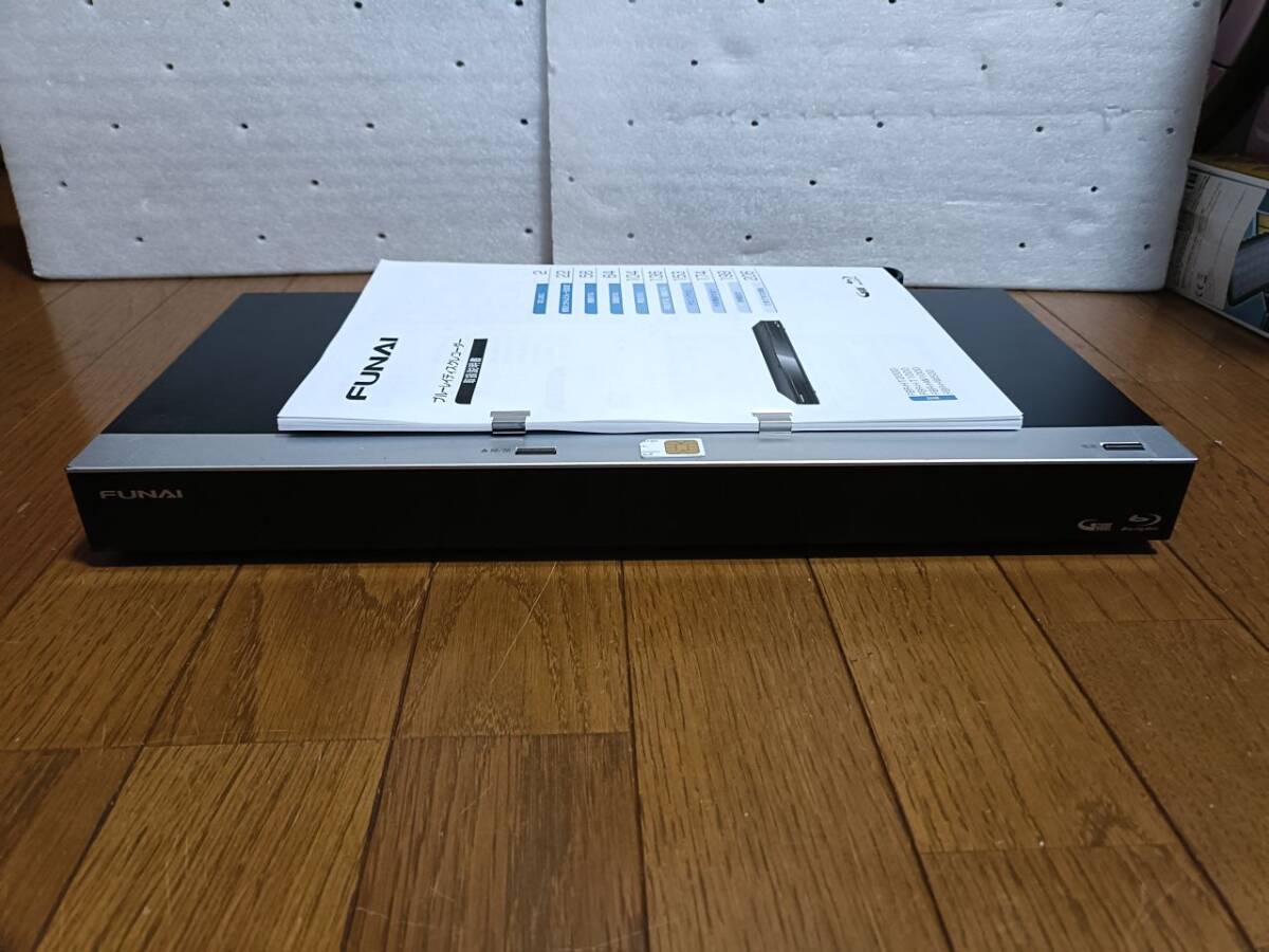 ★動作確認済★　フナイ FBR-HT1000 １TB　３チューナー　ＢＬレコーダー　B-CASカード　取扱説明書あり_画像1