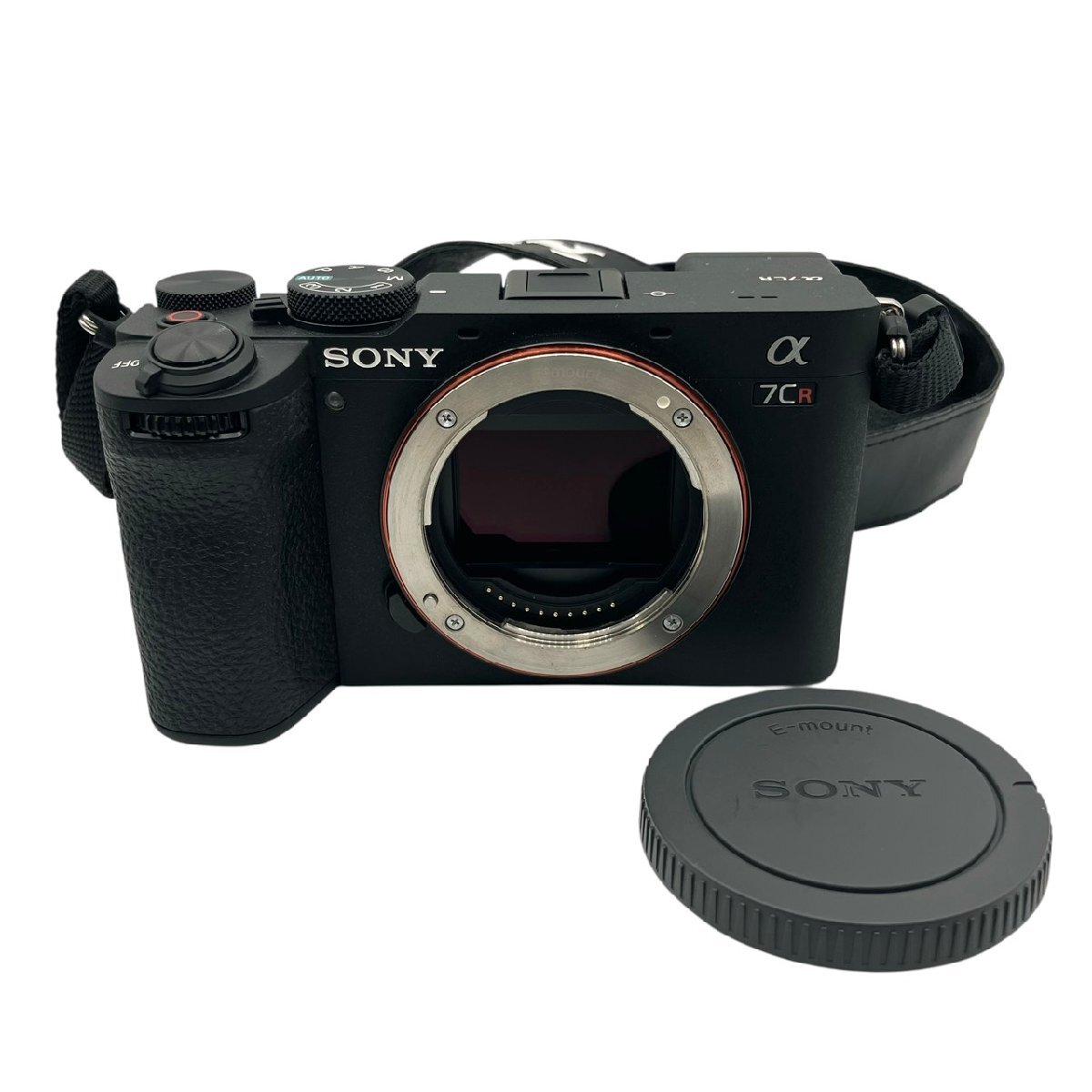 KS прекрасный товар SONY Sony цифровой однообъективный камера α7CR ILCE-7CR черный беззеркальный E крепление рабочее состояние подтверждено первый период . settled корпус ремешок фотосъемка оборудование 