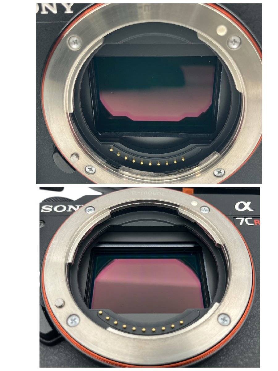 KS прекрасный товар SONY Sony цифровой однообъективный камера α7CR ILCE-7CR черный беззеркальный E крепление рабочее состояние подтверждено первый период . settled корпус ремешок фотосъемка оборудование 