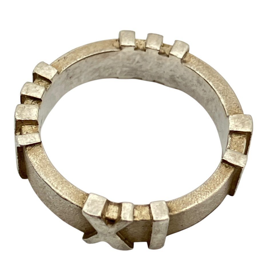 KS USED TIFFANY＆Co. ティファニー アトラス リング SV925 3.7g ７号 2006年製 シルバー アクセサリー 本体のみ_画像10