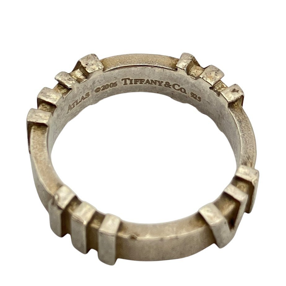 KS USED TIFFANY＆Co. ティファニー アトラス リング SV925 3.7g ７号 2006年製 シルバー アクセサリー 本体のみ_画像6