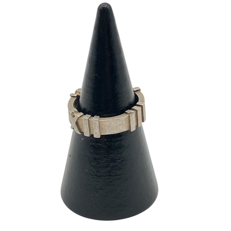 KS USED TIFFANY＆Co. ティファニー アトラス リング SV925 3.7g ７号 2006年製 シルバー アクセサリー 本体のみ_画像4