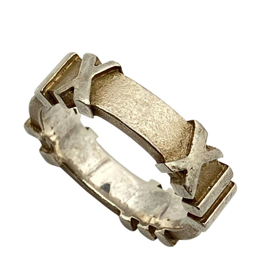 KS USED TIFFANY＆Co. ティファニー アトラス リング SV925 3.7g ７号 2006年製 シルバー アクセサリー 本体のみ_画像1