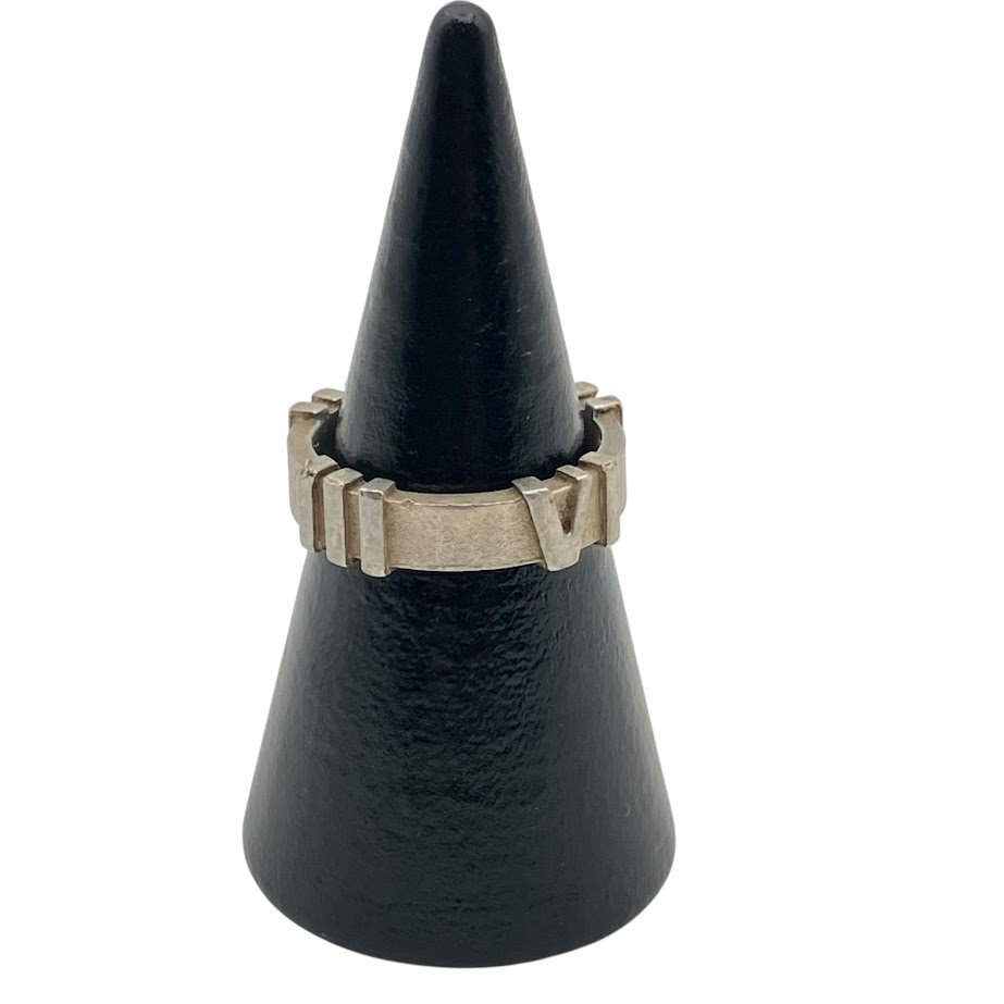 KS USED TIFFANY＆Co. ティファニー アトラス リング SV925 3.7g ７号 2006年製 シルバー アクセサリー 本体のみ_画像5
