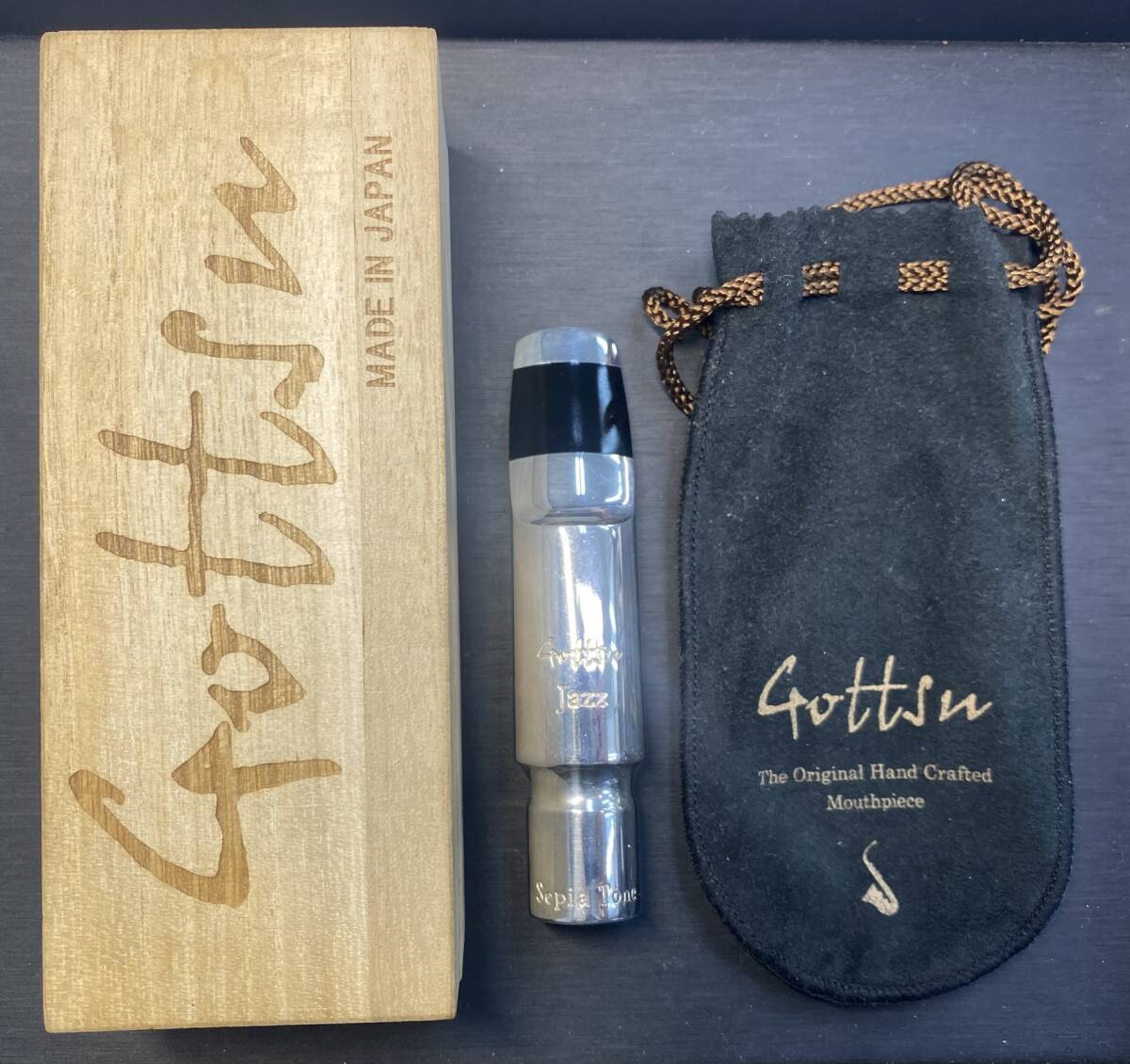 Gottsu SepiaTone Jazz Metal #7 ゴッツ テナーサックス用メタルマウスピース_画像1
