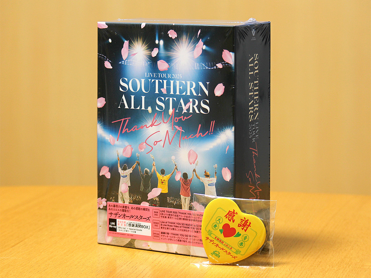 サザンオールスターズ LIVE TOUR 2025 THANK YOU SO MUCH!! 完全生産限定盤ブルーレイ_画像1