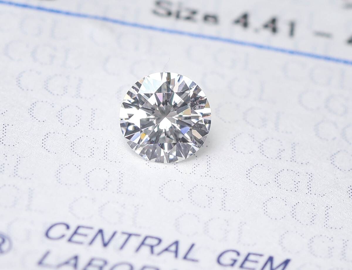 【100円~】VVS1!0.317ct 天然ダイヤ G(ナチュラルカラー)VERY GOOD_画像2