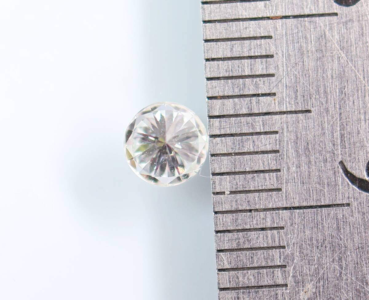 【100円~】VVS1!0.317ct 天然ダイヤ G(ナチュラルカラー)VERY GOOD_画像5