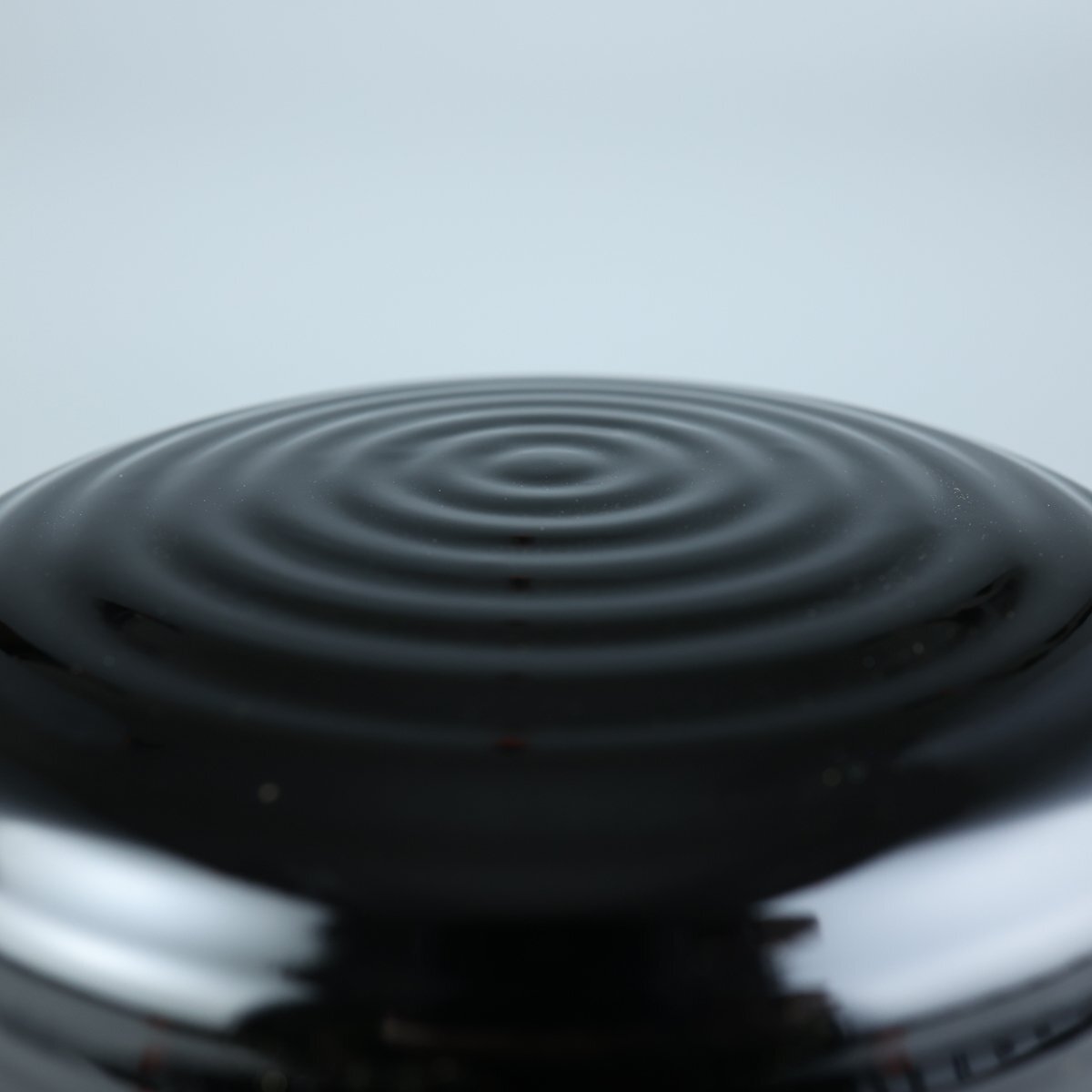 【志】K0625 菓子器 載仁親王 御下賜 黒塗 茶道具 共箱_画像5