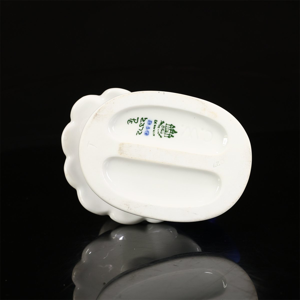 【吉】CN862 ROYAL COPENHARGEN 【ロイヤルコペンハーゲン】 B&G 磁器人形 フィギュリン 「怒らないで」 男女 置物_画像10