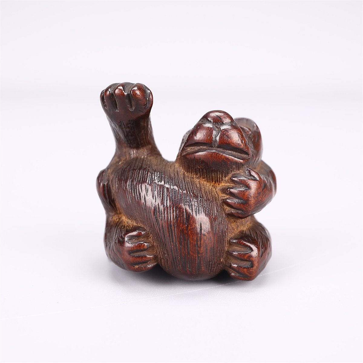 [.]MB758 Edo искусный мастер [.. произведение ] дерево гравюра собака . netsuke | подлинный товар гарантия прекрасный товар Ng!