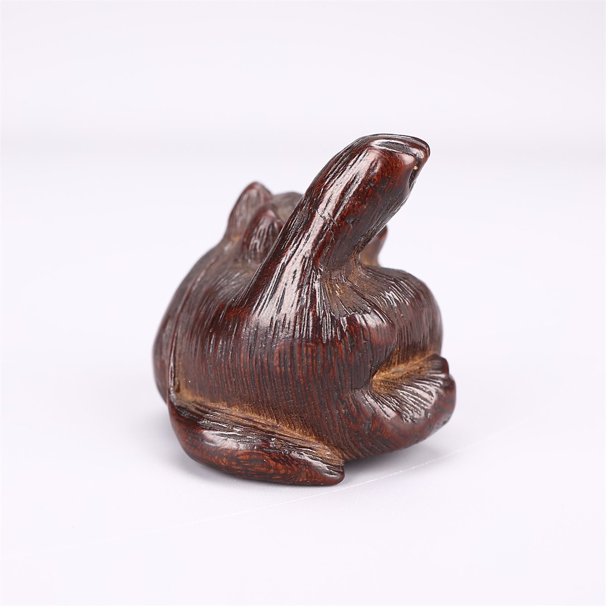 [.]MB758 Edo искусный мастер [.. произведение ] дерево гравюра собака . netsuke | подлинный товар гарантия прекрасный товар Ng!